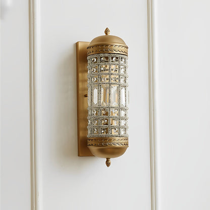 Brass Vintage Wall Sconce Light Retro Luxury Stairwell Wall Lamp - Flyachilles