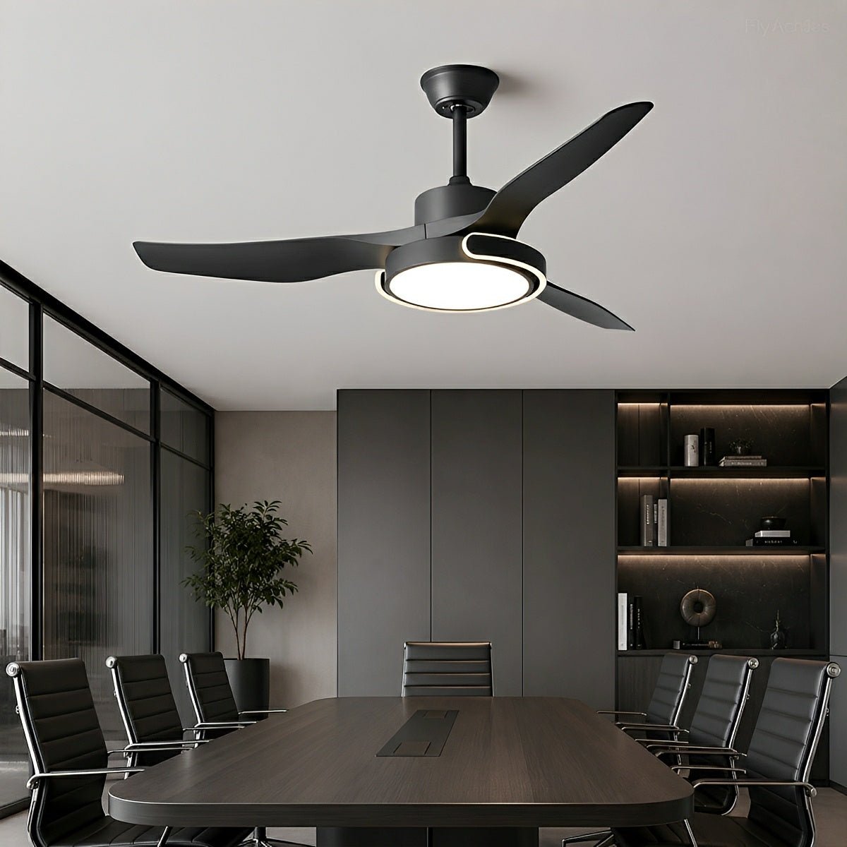 Ceiling Fan with Lights DC Motor Remote Control Reversible - Flyachilles