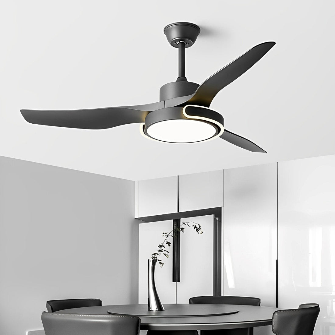 Ceiling Fan with Lights Remote Control Reversible - Flyachilles