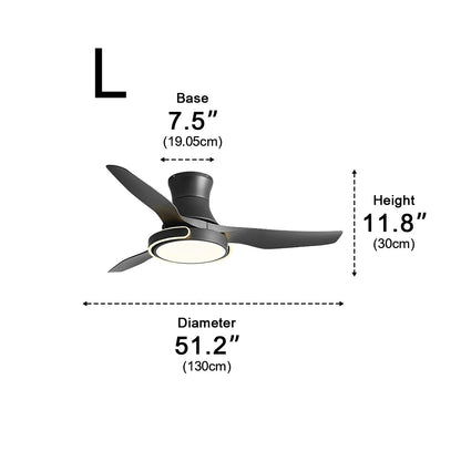 Ceiling Fan with Lights Remote Control Reversible - Flyachilles