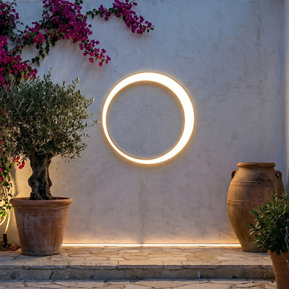 Circular Moon Led Waterproof Wall Light - Flyachilles