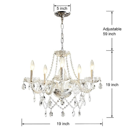 Classic Luxury Crystal Candle Chandelier Light - Flyachilles