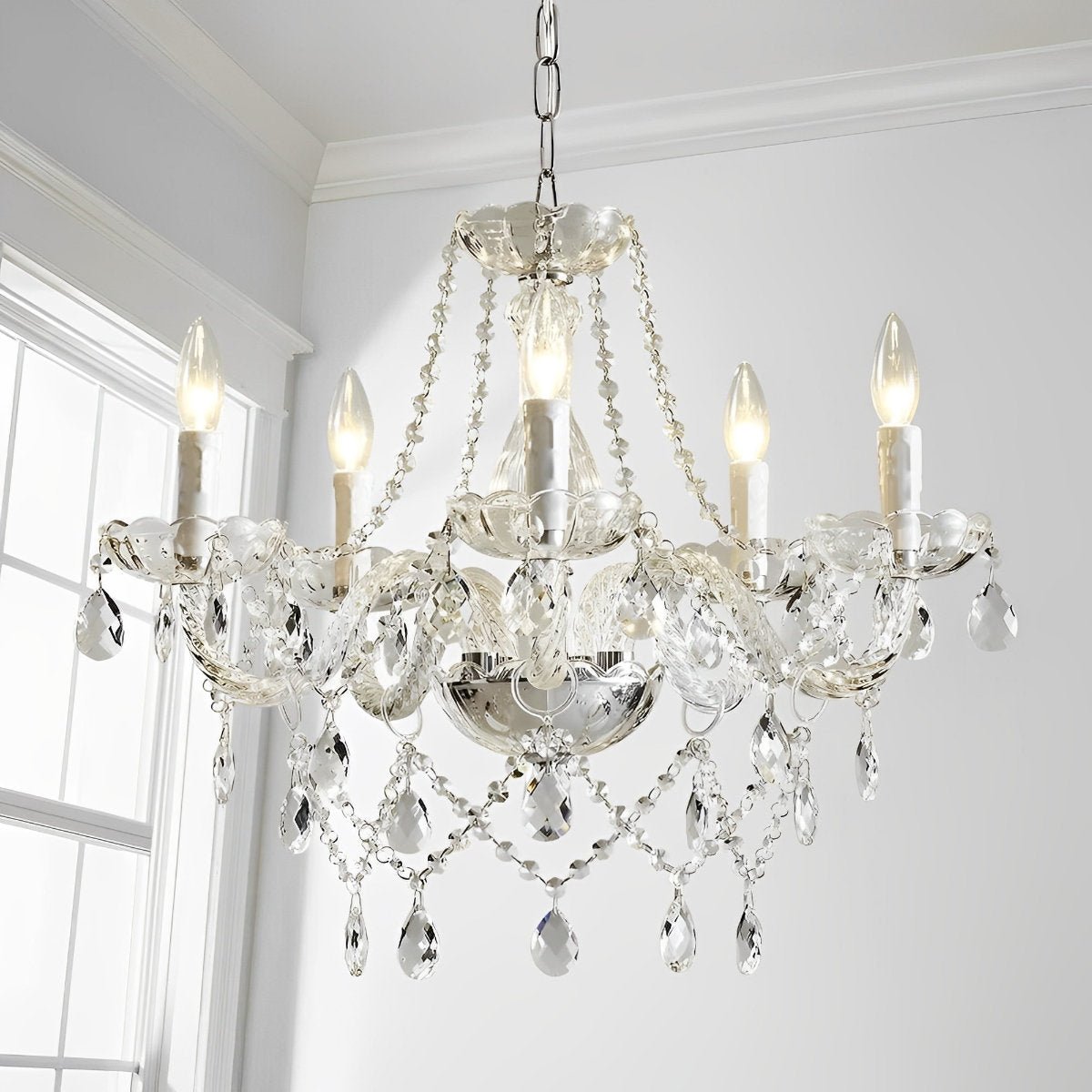 Classic Luxury Crystal Candle Chandelier Light - Flyachilles