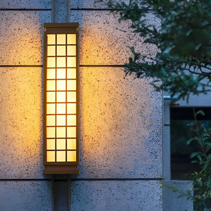 Classic Rectangular Waterproof Vintage Outdoor Wall Lights - Flyachilles