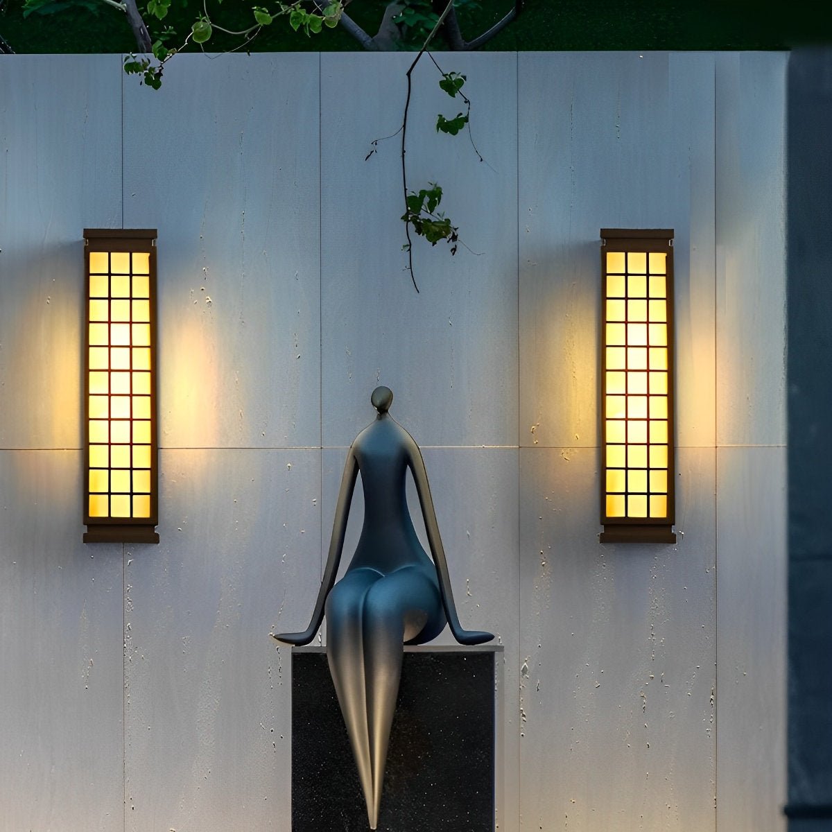 Classic Rectangular Waterproof Vintage Outdoor Wall Lights - Flyachilles