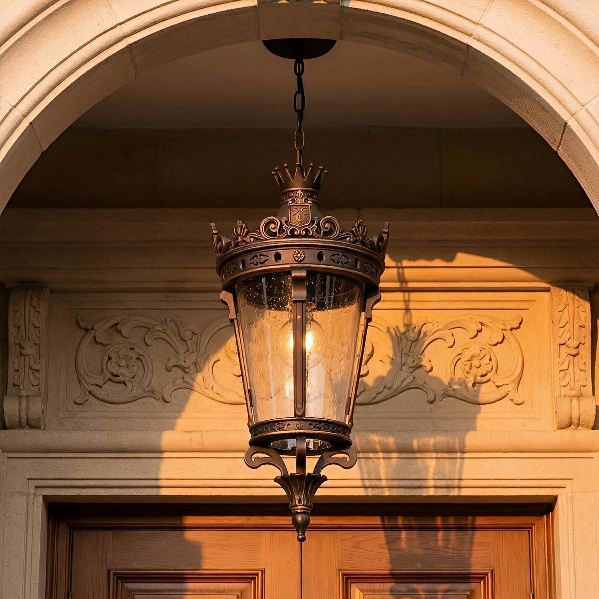 Classic Vintage European Lantern Outdoor Pendant Light - Flyachilles