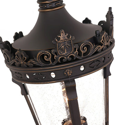 Classic Vintage European Lantern Pathway Bollard Light - Flyachilles