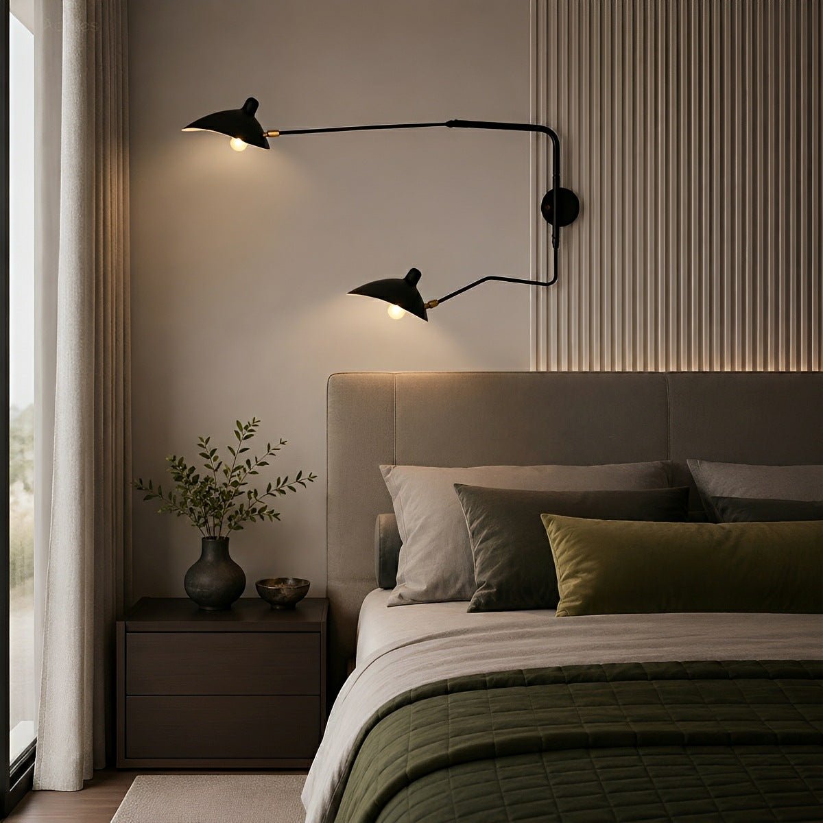 Creative Adjustable Iron Industrial Swing Arm Wall Lamp Wall Sconce Lighting - Flyachilles
