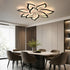 Creative Flower Shaped DC Motor LED Ceiling Fan Lights Chandelier - Flyachilles