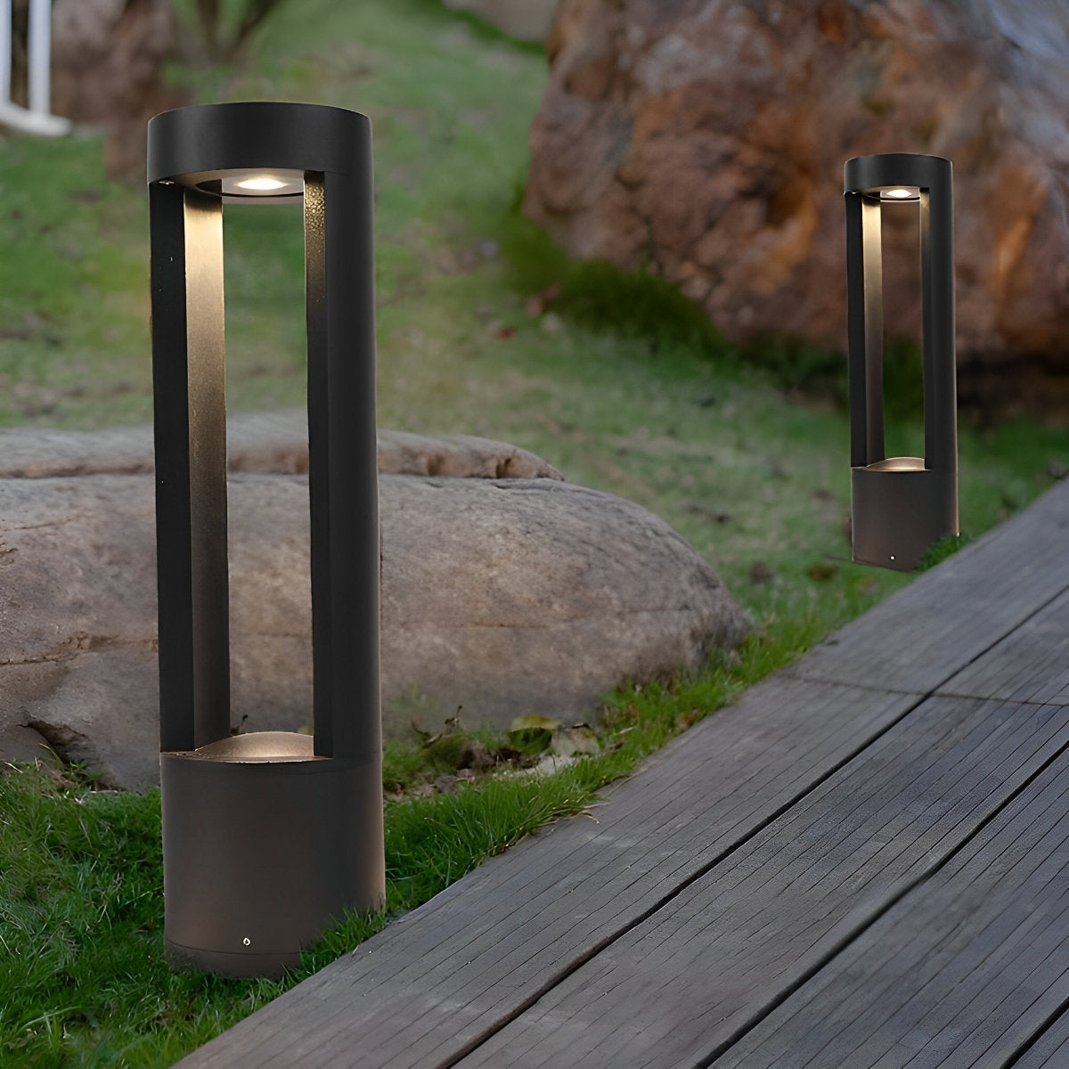 Creative Hollow Cylindrical Shaped LED Lamp Post Lights - Flyachilles