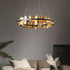 Creative Iceberg Design Metal Circular Stepless Dimming LED Light Chandelier - Flyachilles