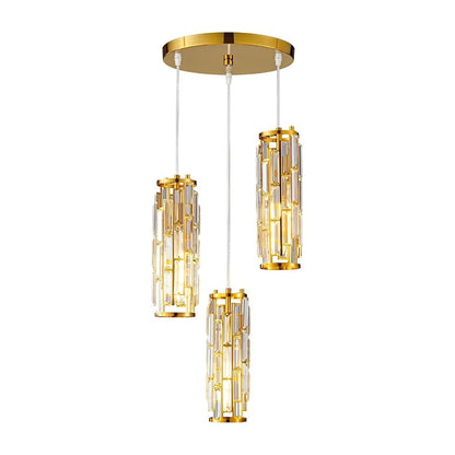 Creative Iron Crystal Glass Chandelier Pendant Lights Ceiling Lamp - Flyachilles