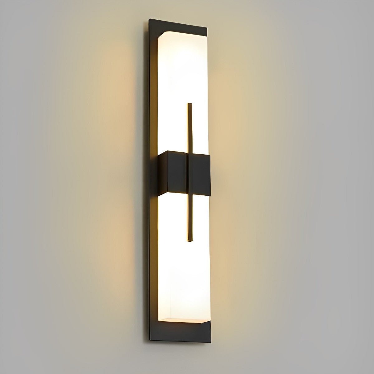 Creative Rectangular LED Waterproof Black Modern Outdoor Wall Lamp Sconec Light - Flyachilles