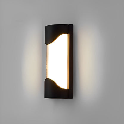 Creative Waterproof LED Black Modern Outdoor Wall Lamp Exterior Lights Wall Sconce - Flyachilles