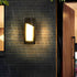 Creative Waterproof LED Black Modern Outdoor Wall Lamp Exterior Lights Wall Sconce - Flyachilles