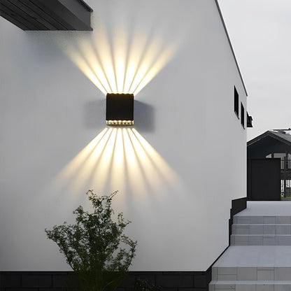 Creative Waterproof Nordic Style Solar Up Down Wall Lights - Flyachilles