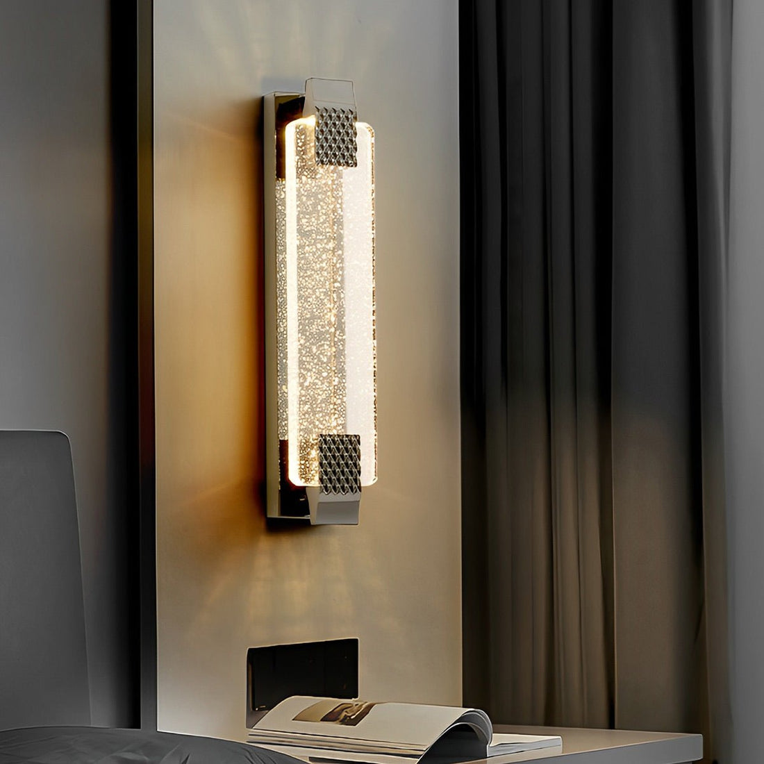 Crystal Bubbles Strip 3 - Step Dimming Post - Modern LED Light - Flyachilles