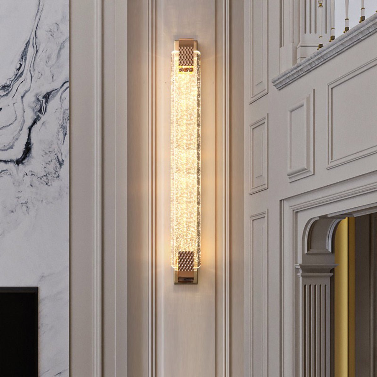 Crystal Bubbles Strip 3 - Step Dimming Post - Modern LED Light - Flyachilles