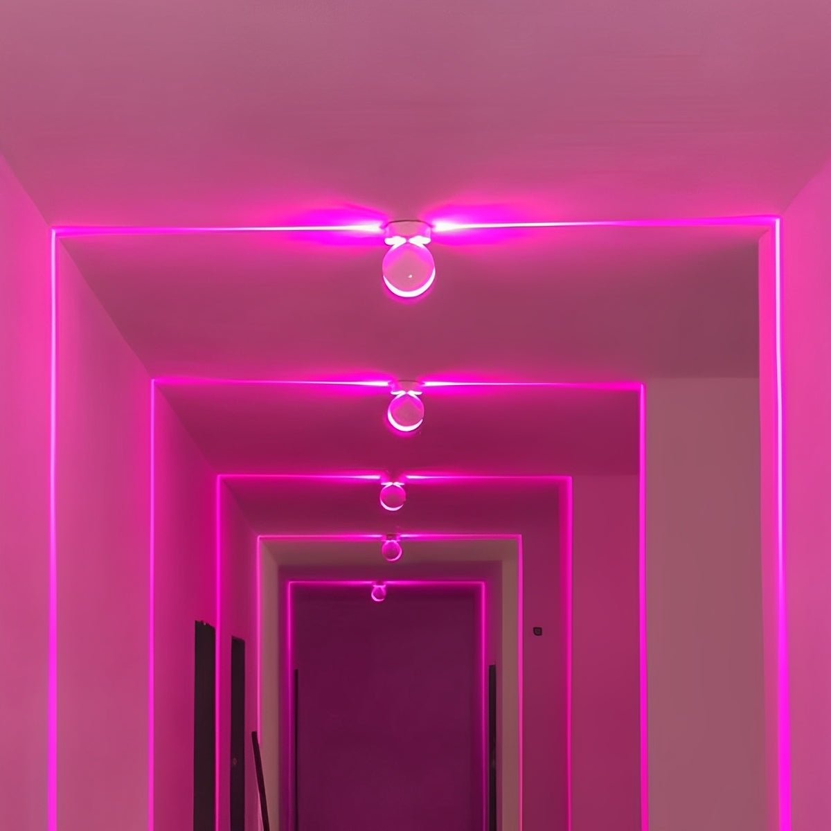 Cyberpunk Hallway LED Wall Light Beam Spot Light Laser Line Modern