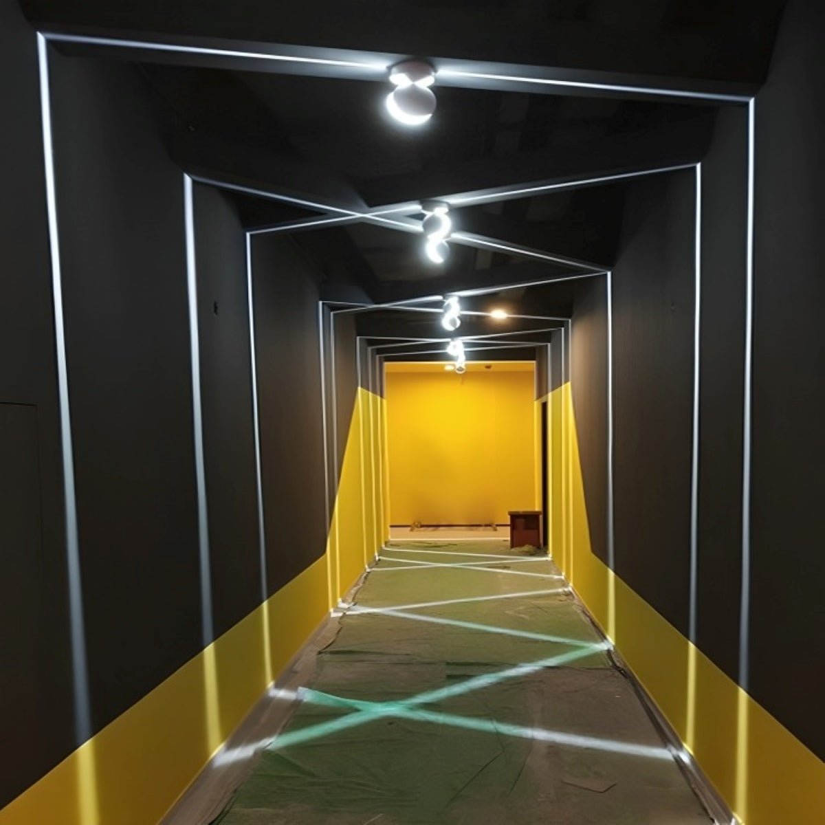 Cyberpunk Hallway LED Wall Light Beam Spot Light - Flyachilles