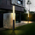 Cylinder LED Black Modern Outdoor Post Lights Street Light - Flyachilles