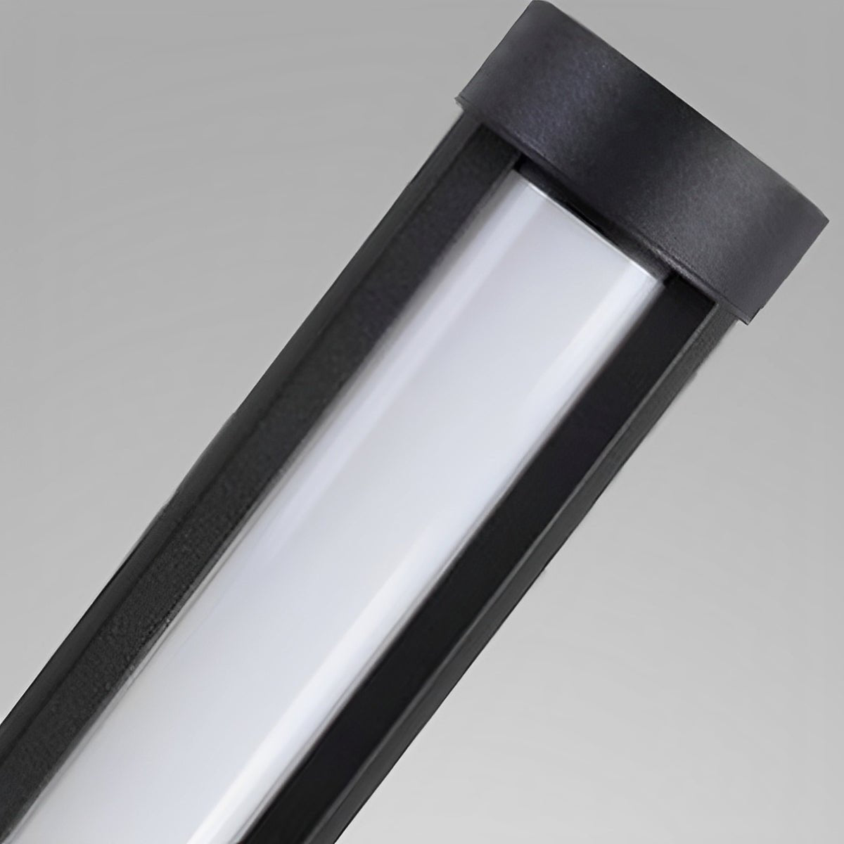 Cylinder LED Black Modern Outdoor Post Lights Street Light - Flyachilles