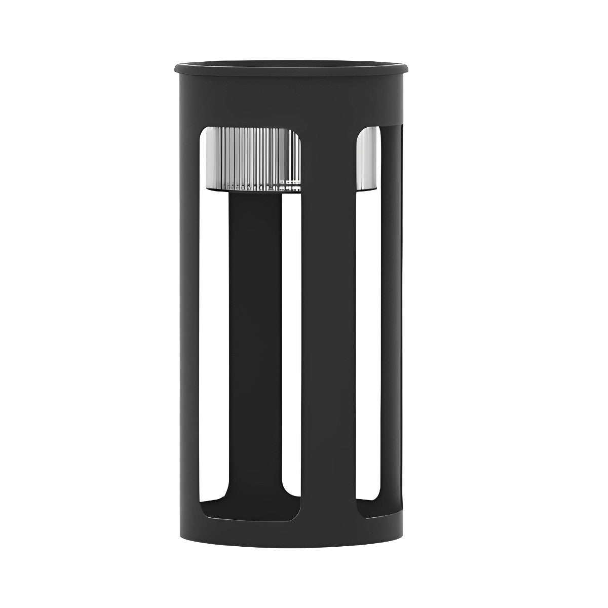 Cylinder Outdoor Floor Lamp Waterproof LED Black Modern Cylinder Outdoor Floor Lamp Waterproof LED Black Modern