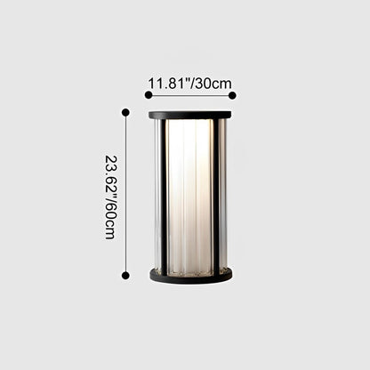 Cylinder Waterproof Solar LED Outdoor Floor Lamp - Flyachilles