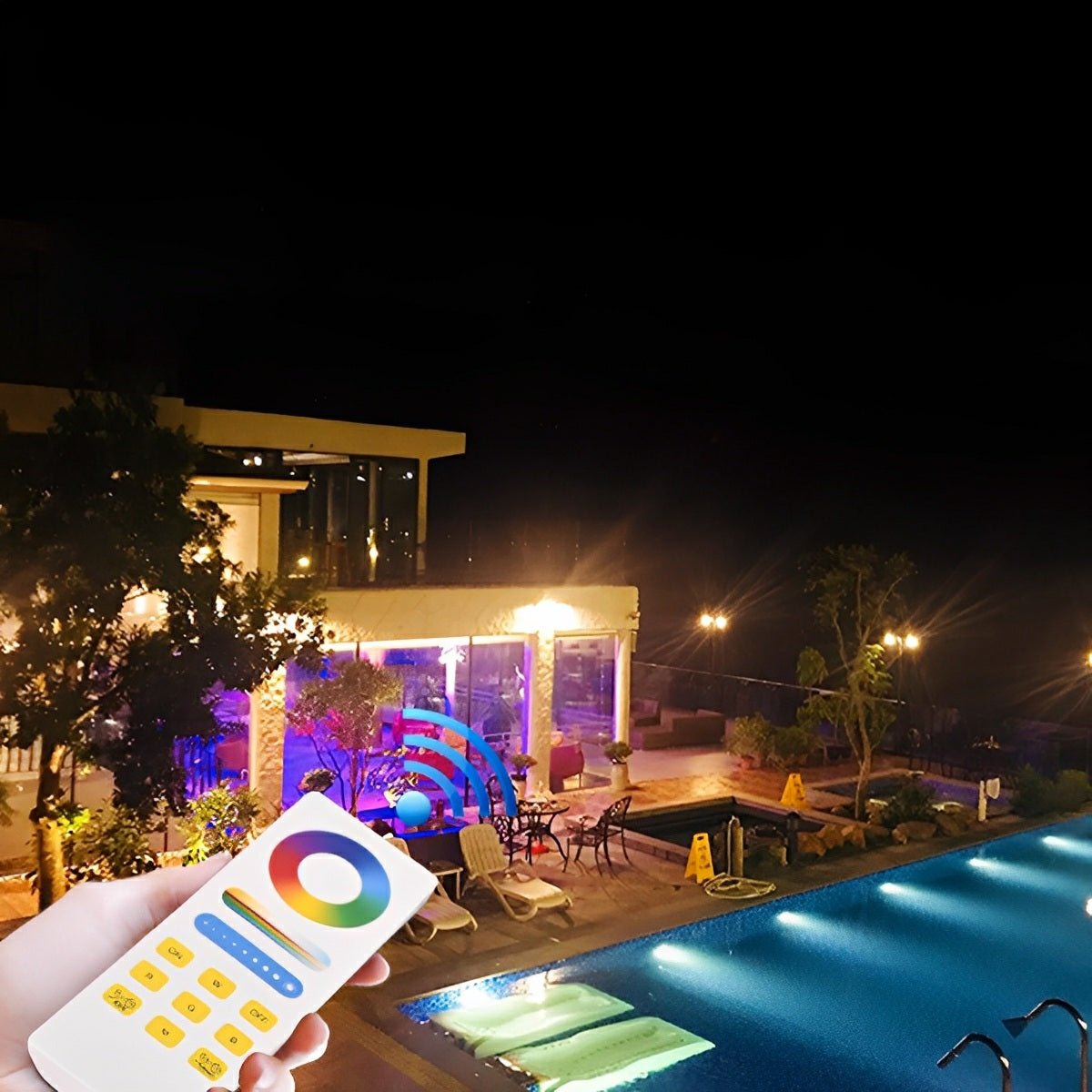 Smart Dimmable DC12V RGB Outdoor Underwater Recessed Ground LED Spot Lights