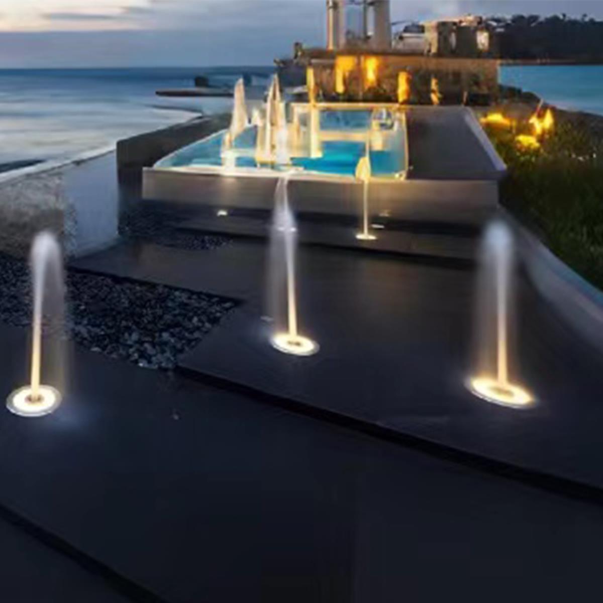 DC24V Low Voltage Outdoor Waterproof Recessed Ground LED Fountain Spot Lights Swimming Pool - Flyachilles