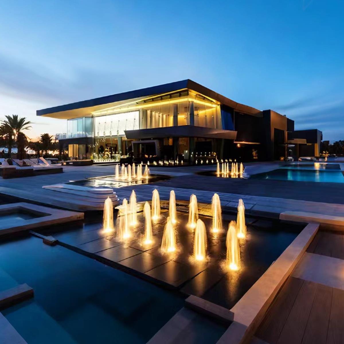 DC24V Outdoor Waterproof Recessed Underwater Ground LED Fountain Spot Lights Swimming Pool