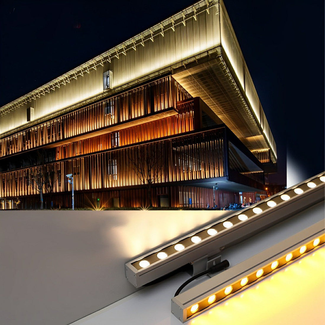 DC24V Low Voltage Waterproof Outdoor LED Wall Washer Lights 39.37&