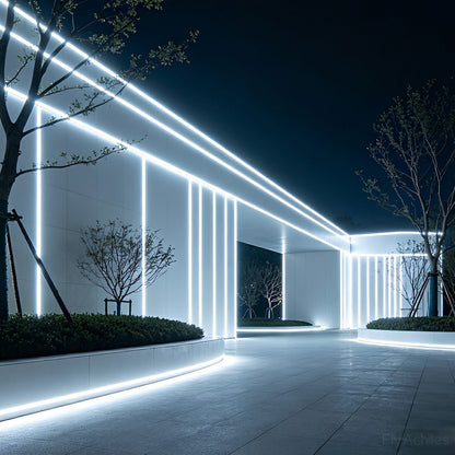 DC24V Waterproof Outdoor Recessed LED Flexible Linear Light Stair Lighting DIY - Flyachilles