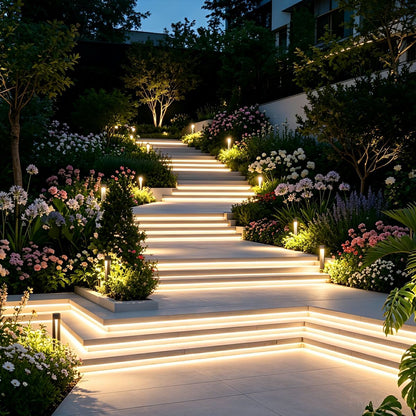 DC24V Waterproof Outdoor Recessed LED Flexible Linear Light Stair Lighting DIY - Flyachilles