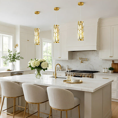 Dimmable Vintage Industrial Crystal Glass Pendant Light Ceiling Light - Flyachilles