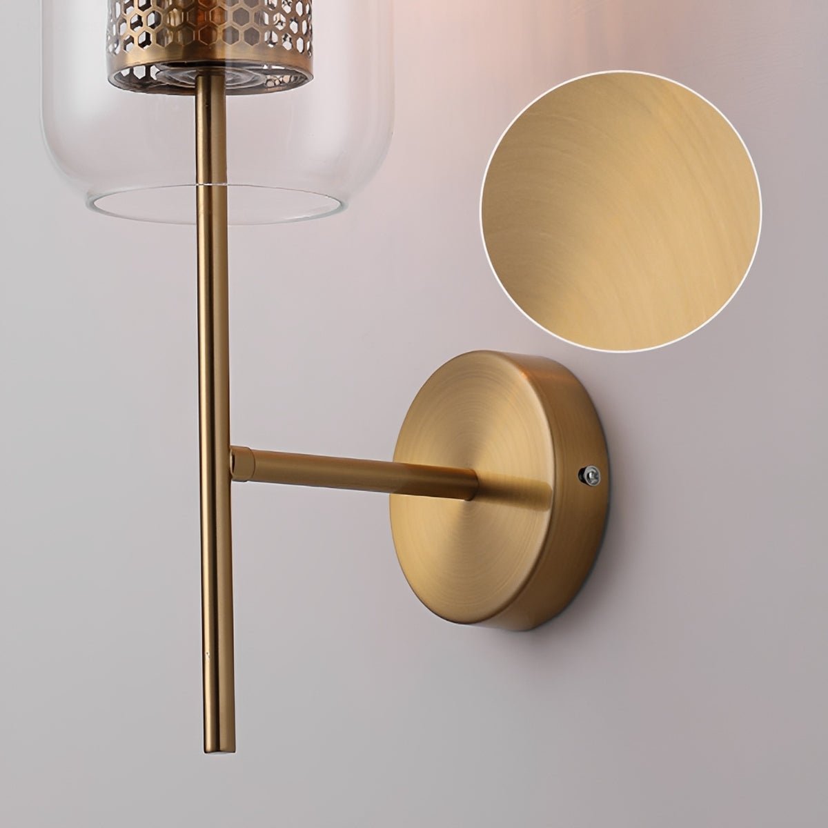 Dimmable Vintage Industrial Cylinder Glass LED Wall Sconces - Flyachilles