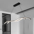 Double Wavy Minimalist LED Creative Modern Chandelier Light - Flyachilles