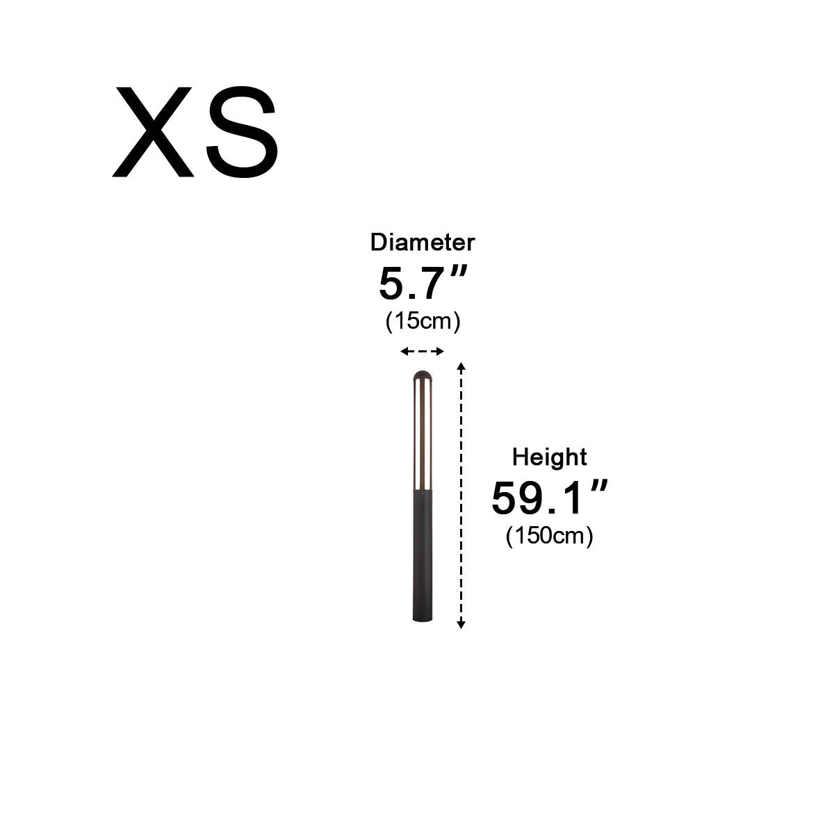 Elegance Minimalist Waterproof LED Black Modern Outdoor Street Lighting - Flyachilles