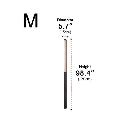 Elegance Minimalist Waterproof LED Black Modern Outdoor Street Lighting - Flyachilles