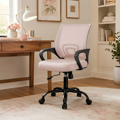 Ergonomic Mid-Back Chair – Lumbar Support &amp; Rocking - Flyachilles