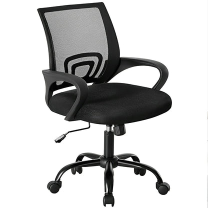 Ergonomic Mid-Back Chair – Lumbar Support &amp; Rocking - Flyachilles