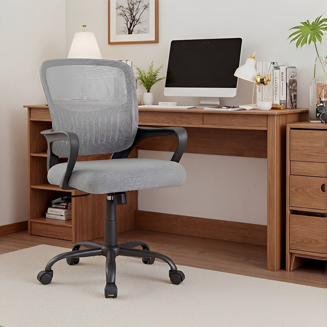 Ergonomic Reclining Office Chair with 350 lbs Capacity - Flyachilles