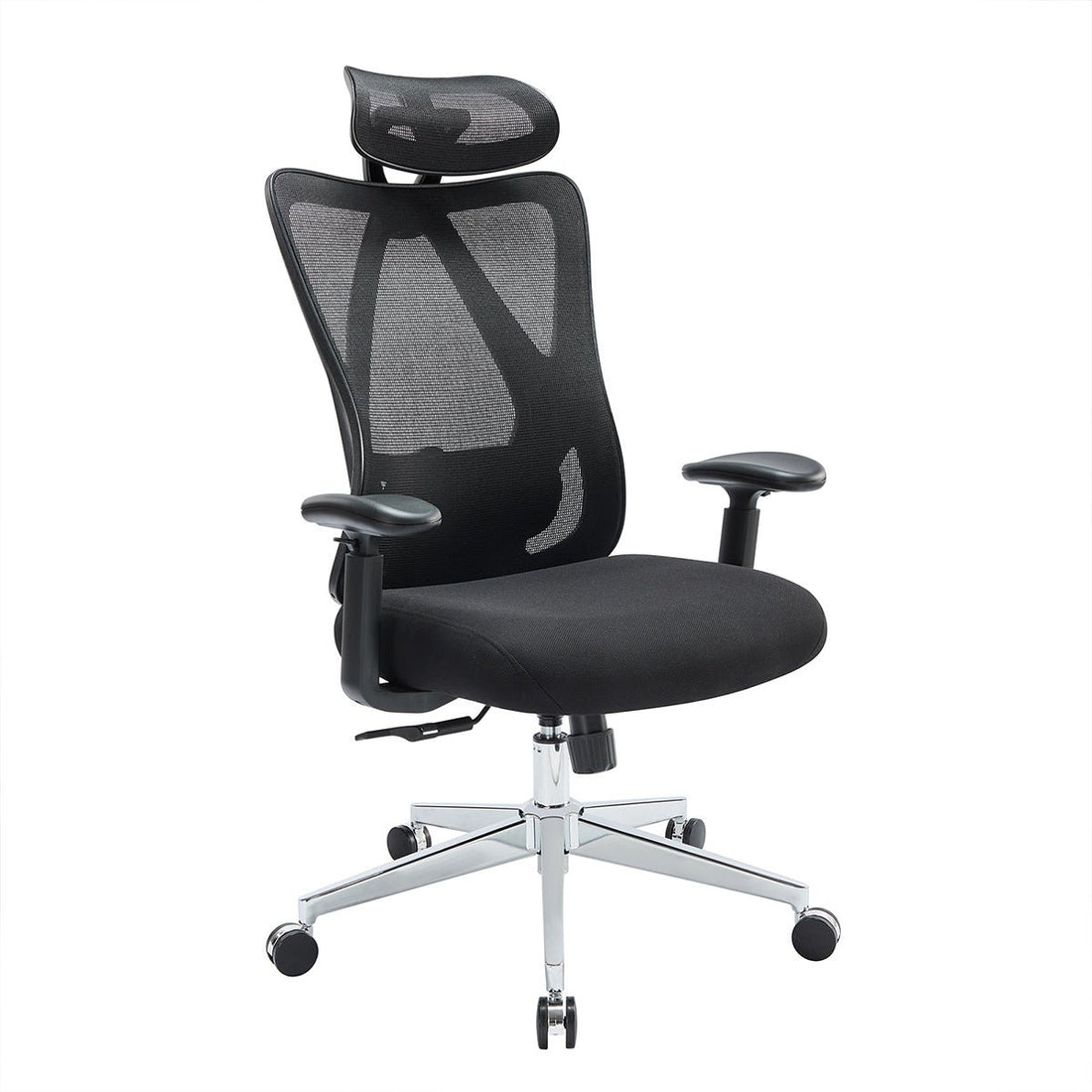 Ergonomic Swivel Mesh Office Computer Chair with Support & Headrest - Flyachilles