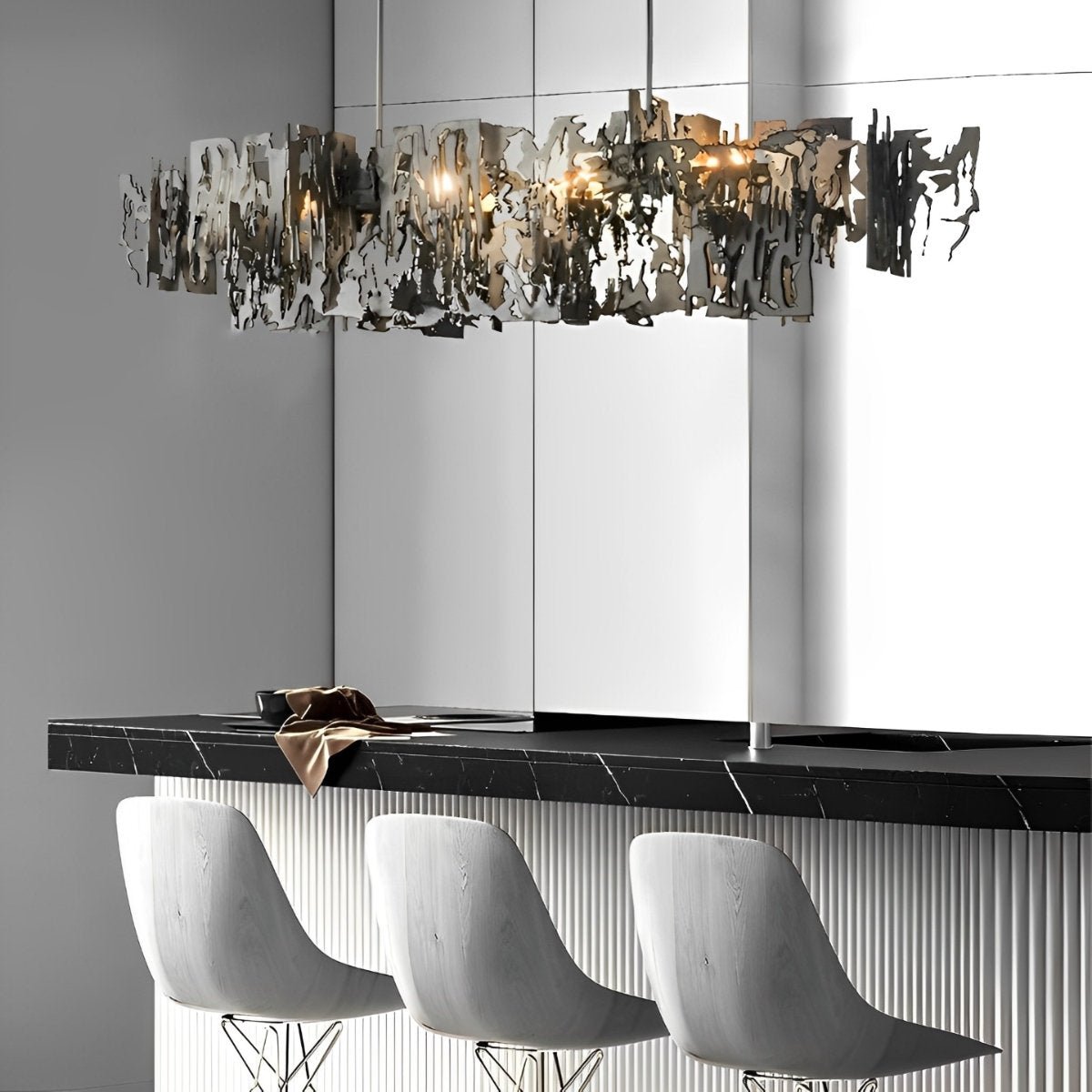 Fantasy Order Vintage Rustic Hollow LED Post - Modern Chandelier Lighting - Flyachilles