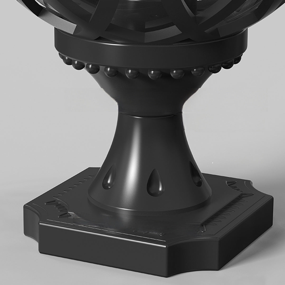 Farmhouse Round Ball Waterproof Outdoor Fence Post Lights - Flyachilles