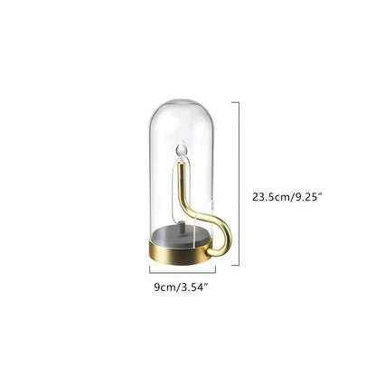 Flame Water Drop Table Lamp with USB Rechargeable - Flyachilles