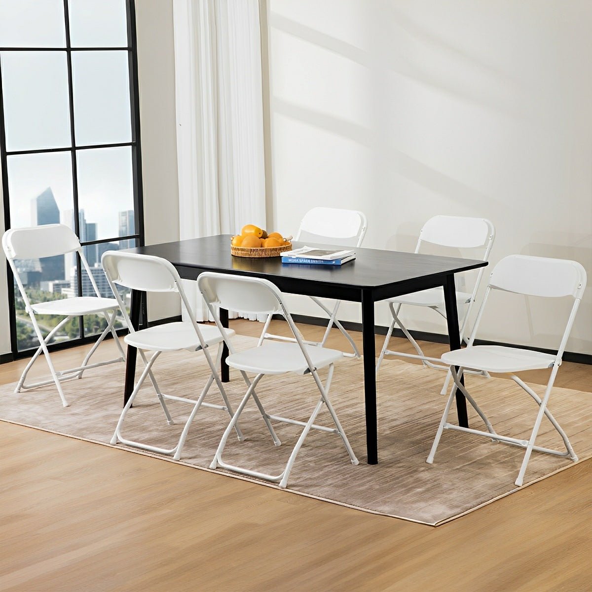 Folding Chair with Cushion – 330 lbs, Lightweight - Flyachilles
