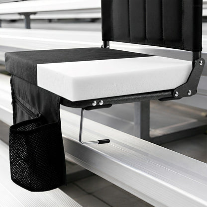 Folding Stadium Seat – Thick Cushion, 350 lbs, Non-Slip - Flyachilles