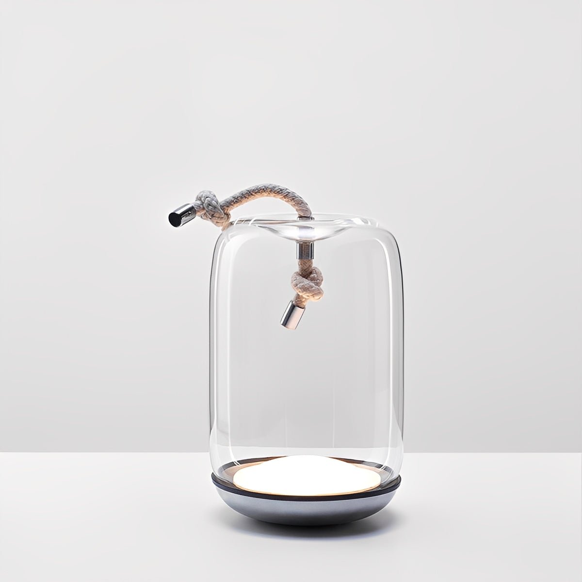 Glass Cylinder Waterproof LED Outdoor Portable Lantern Floor Lamp - Flyachilles
