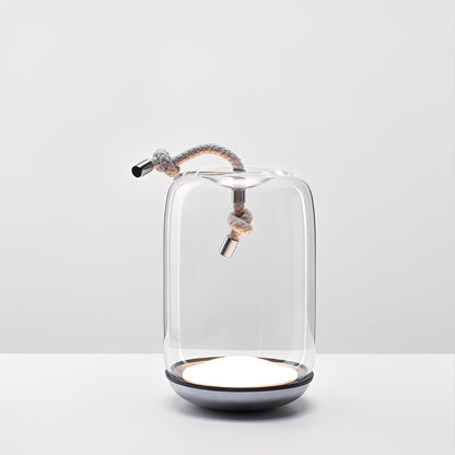 Glass Cylinder Waterproof LED Outdoor Portable Lantern Floor Lamp - Flyachilles